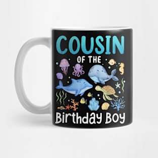 Cousin Of The Birthday Girl Sea Fish Ocean Animals Family Mug